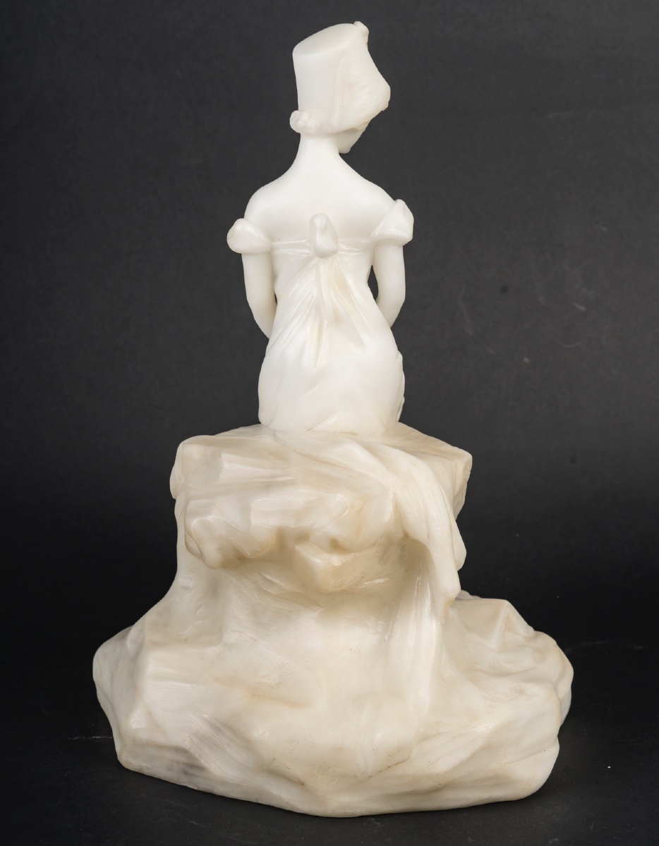 Une sculpture en albâtre, Georges Van Der Straeten, fin du XIXe siècle — 4