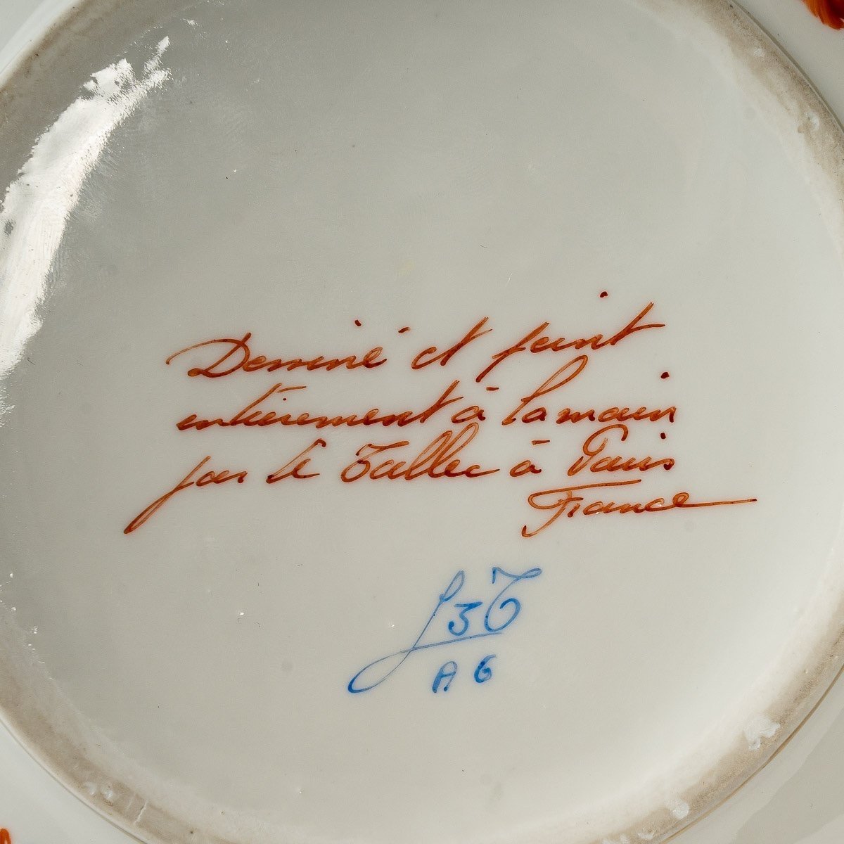 Une paire de coffret à bijoux en porcelaine, fin du XIXe siècle — 9