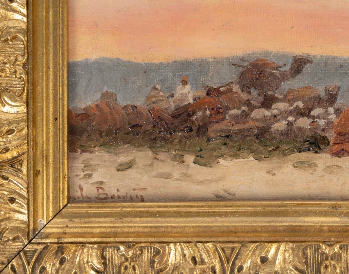 Une paire de tableaux orientalistes huile sur toile, BOIVIN — 9