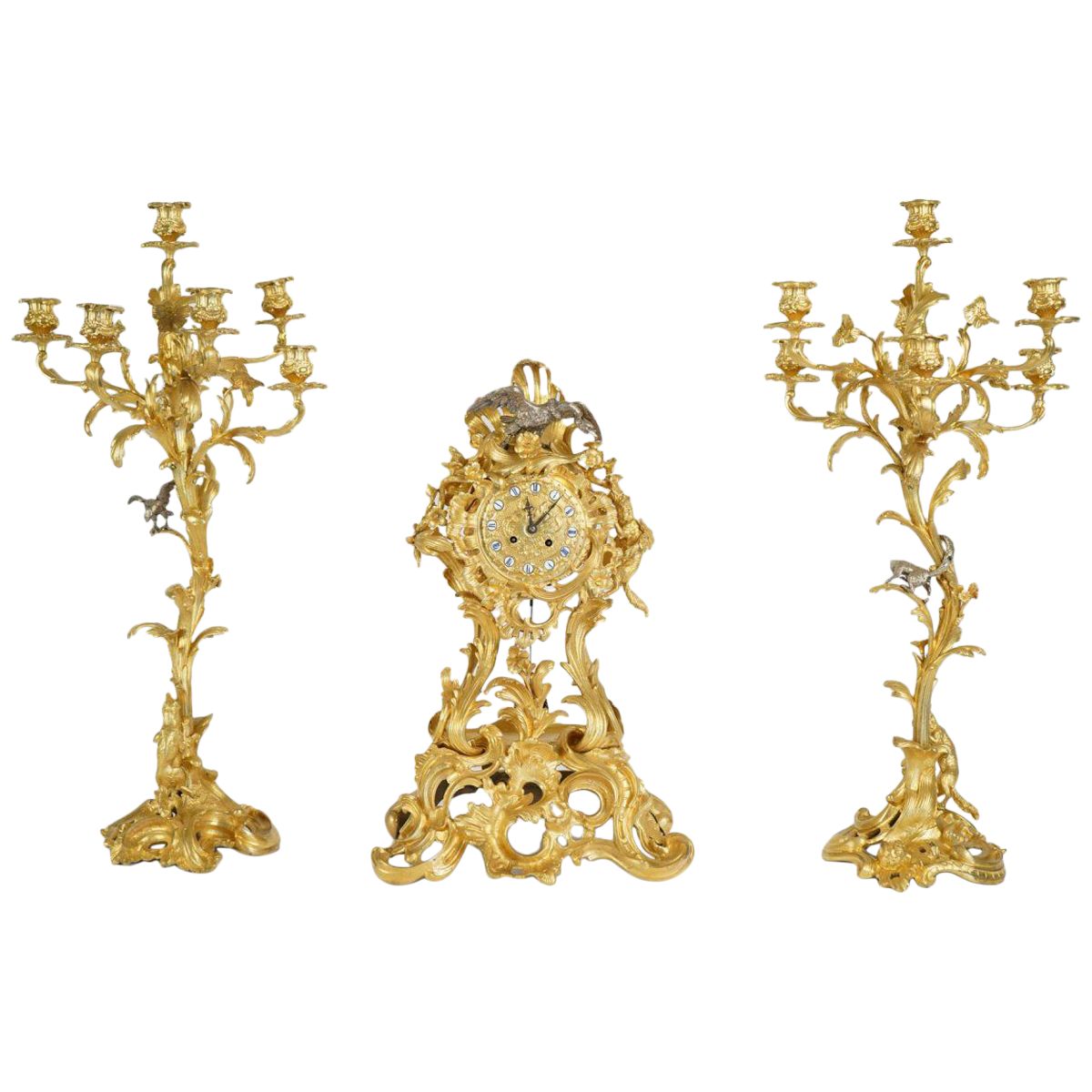 Garniture de Cheminée d'Après de la Fontaine — 2