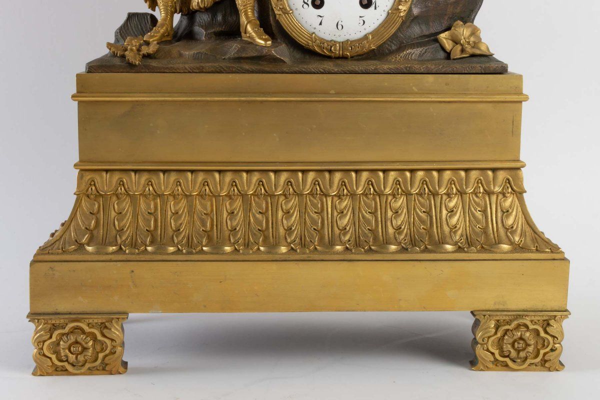 Pendule Orientaliste d'époque Restauration à Figures de Turcs. — 6