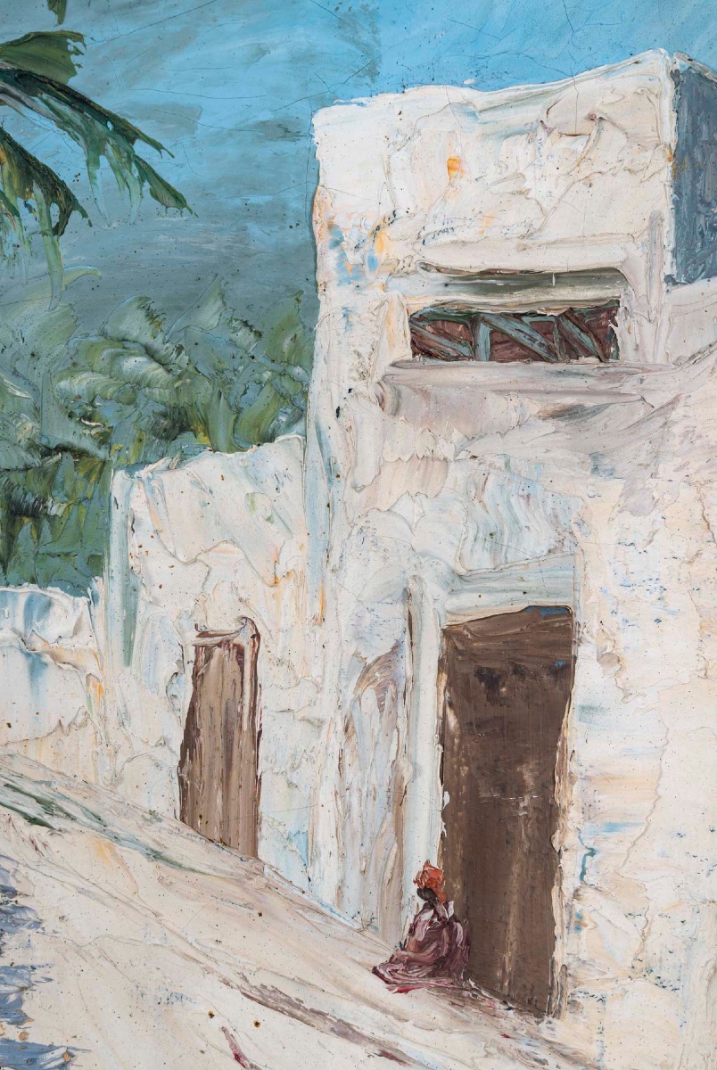 Un tableau orientaliste encadré, début du XXe siècle — 8