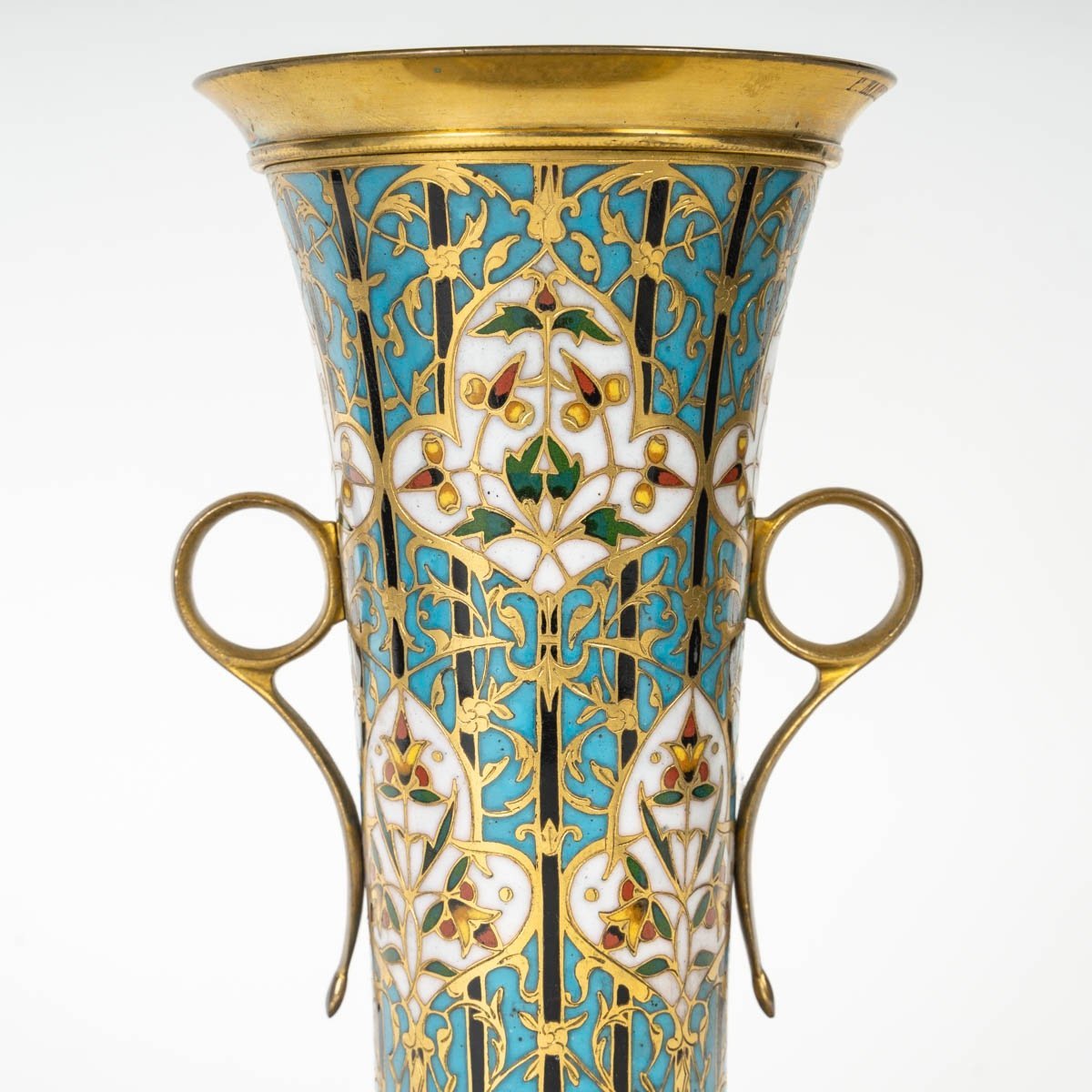 Une coupe en bronze cloisonné F.Barbedienne — 5