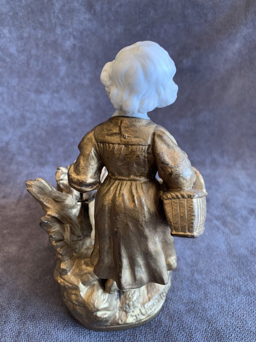 Figurine petite fille aux Oies — 5