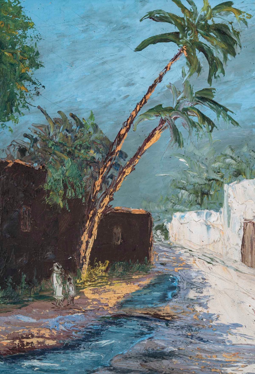 Un tableau orientaliste encadré, début du XXe siècle — 4