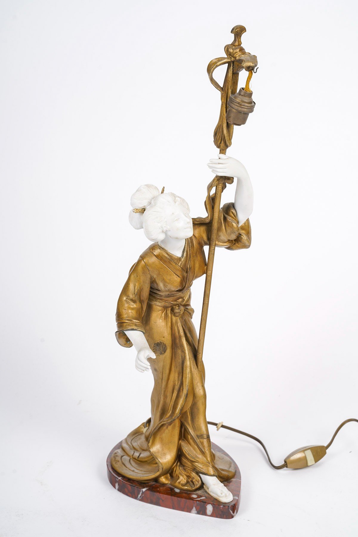 Une lampe sculpture Geisha 1900 — 3