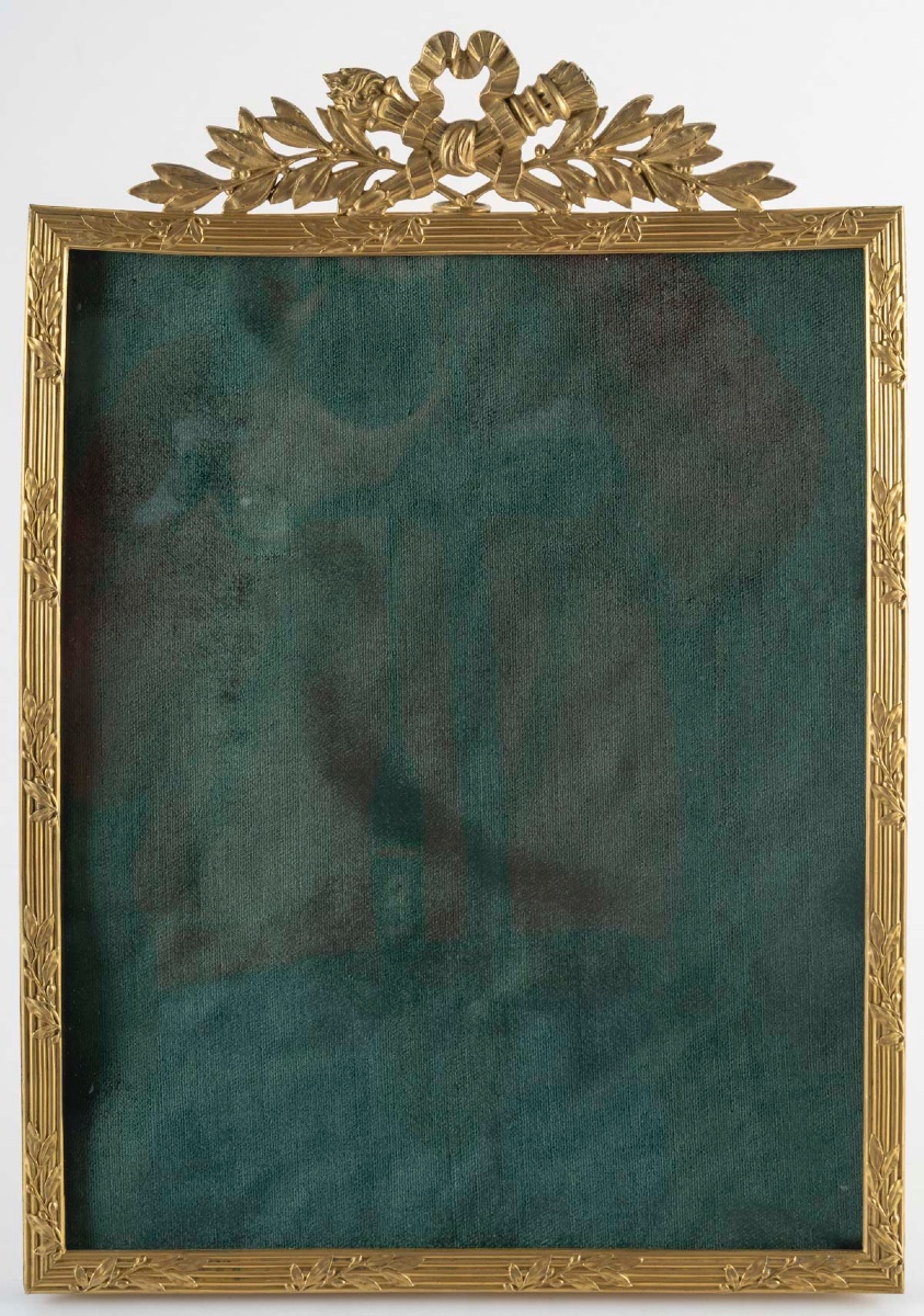 Un Cadre Photo en bronze doré, fin du XIXe siècle