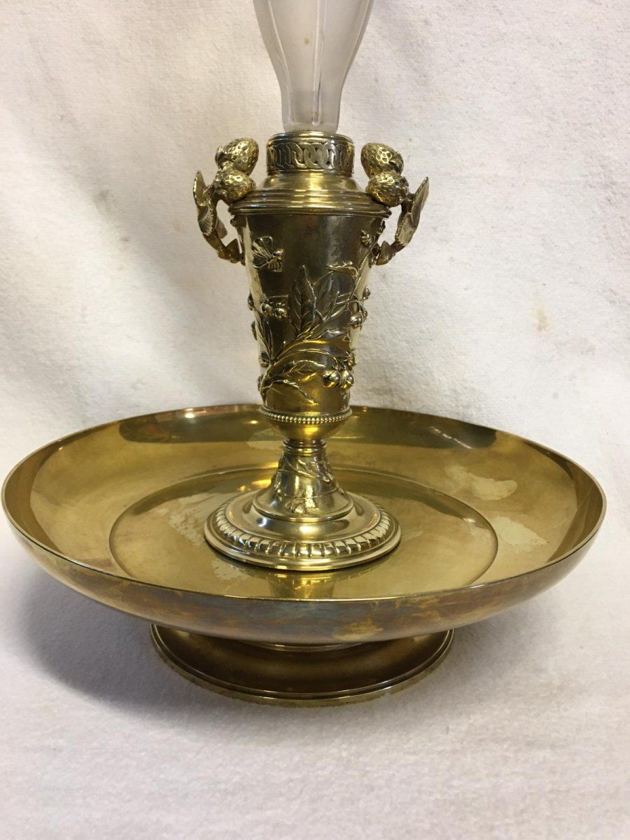 Coupe Soliflore en bronze Napoléon III — 4