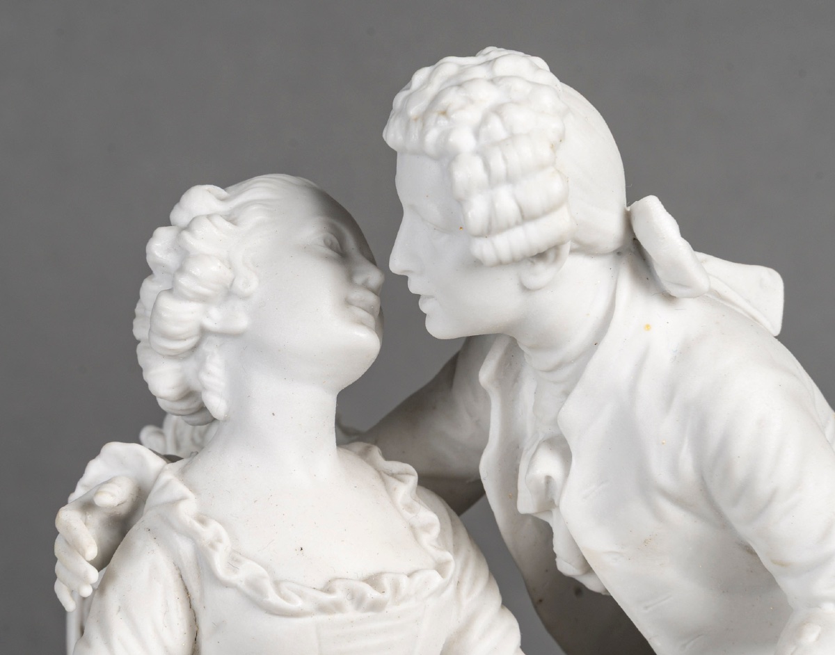 Une sculpture romantique en biscuit, fin XIXè siècle — 13