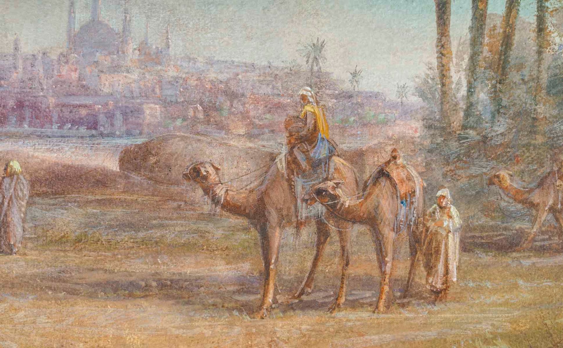 Un tableau Orientaliste P. Pascal fin du XIXe siècle — 5