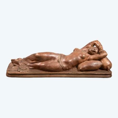 Une sculpture Orientaliste en Terre Cuite, fin du XIXe siècle