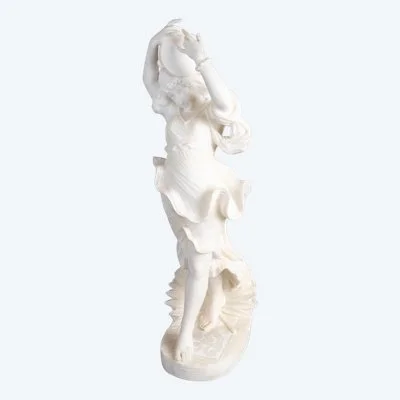 Sculpture en albâtre MARCHI G., XIXe siècle