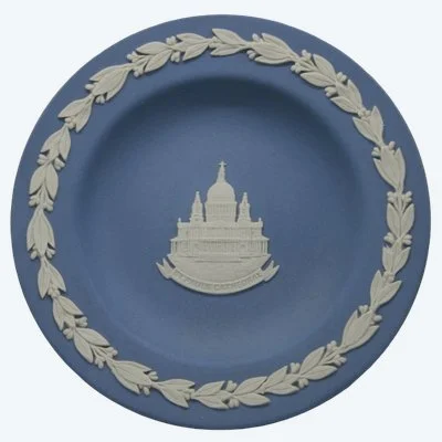 Coupe Commémorative Wedgwood Jasperware – ST PAUL CATHEDRAL – Made in England