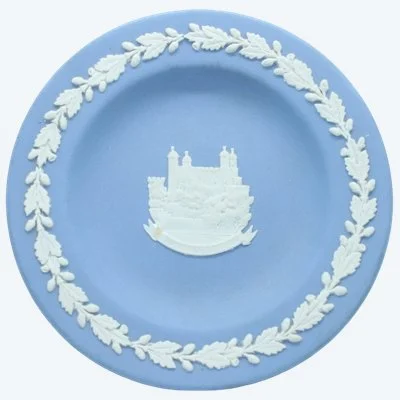 Rare coupe Commémorative Wedgwood Jasperware – TOWER OF LONDON– Made in England