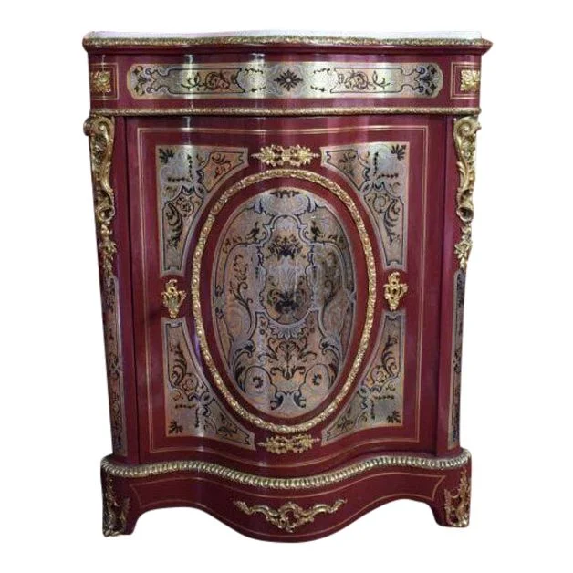 Paire d'Encoignures en marqueterie Boulle fin du XIXe siècle