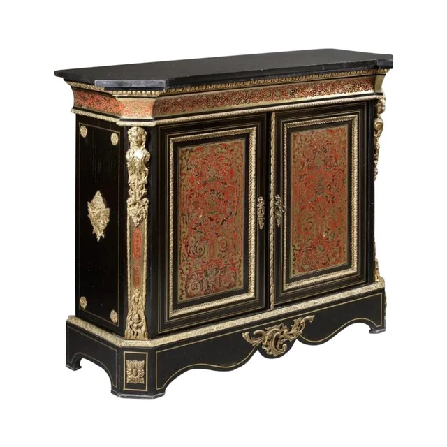 Meuble à Hauteur d'Appui Boulle fin du XIXe siècle