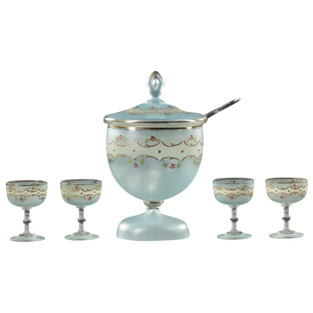 Bol de Punch et verre