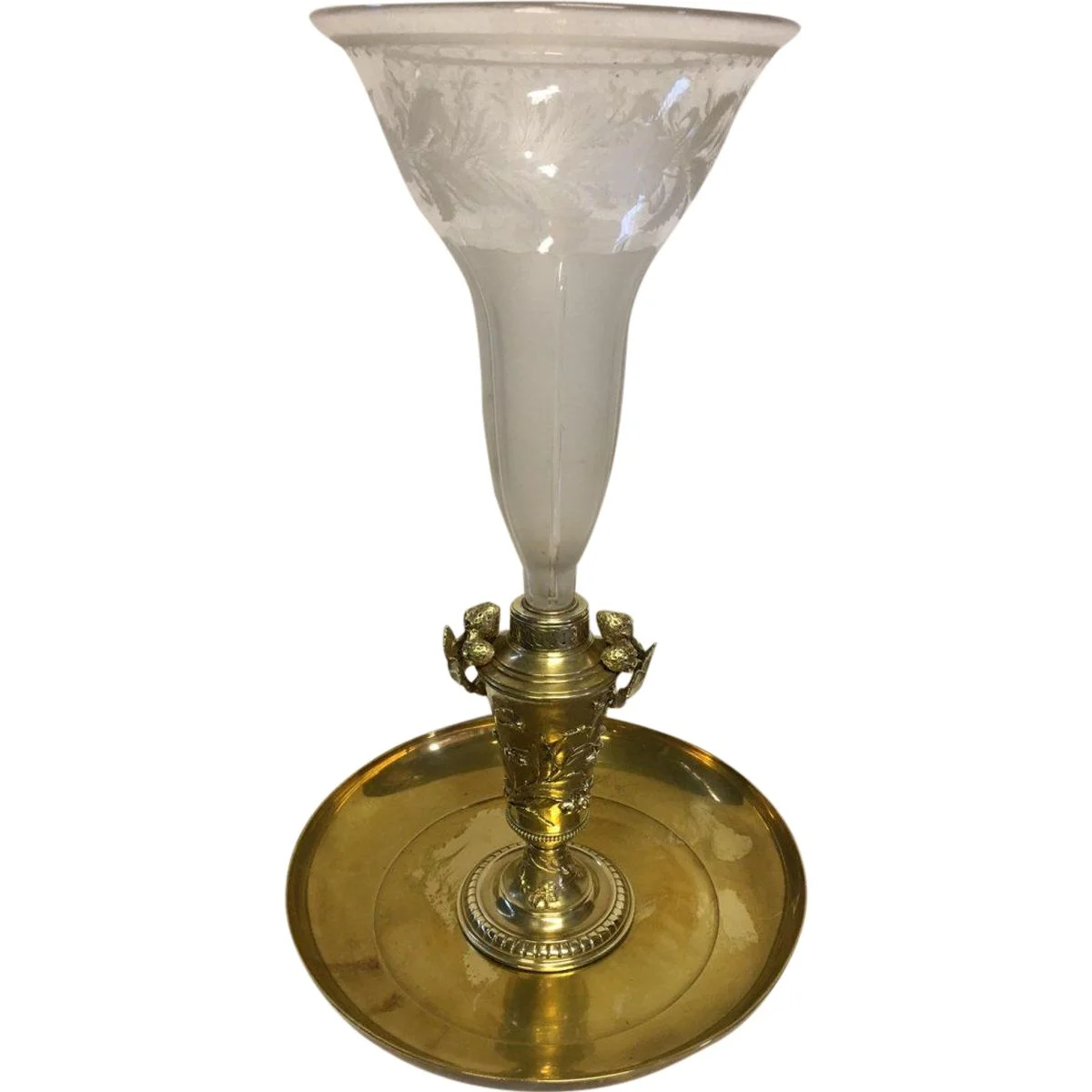 Coupe Soliflore en bronze Napoléon III