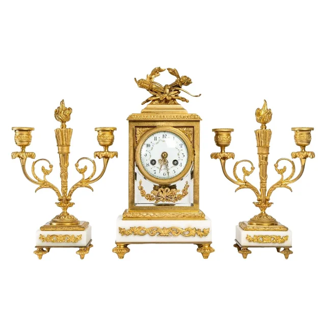 Une Garniture de Cheminée fin du XIXe siècle