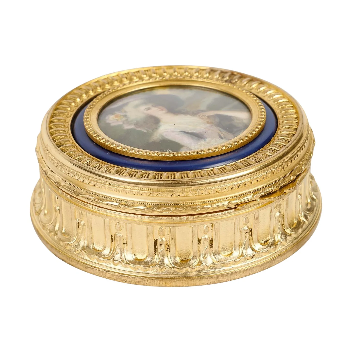 Un coffret à bijoux en bronze doré fin du XIXe siècle