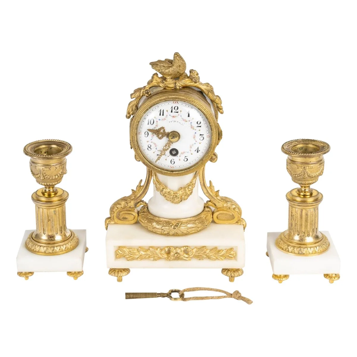Une miniature Garniture de Cheminée, fin du XIXe siècle